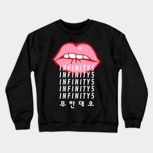 Pink Lips Korean Pop Group Crewneck Sweatshirt